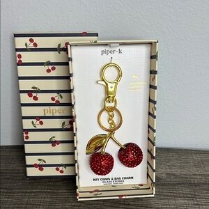 Piper K | Cherry Bag Charm 🍒